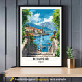 Affiche Bellagio | Impression Bellagio, italie | Affiche Lac de Côme-0
